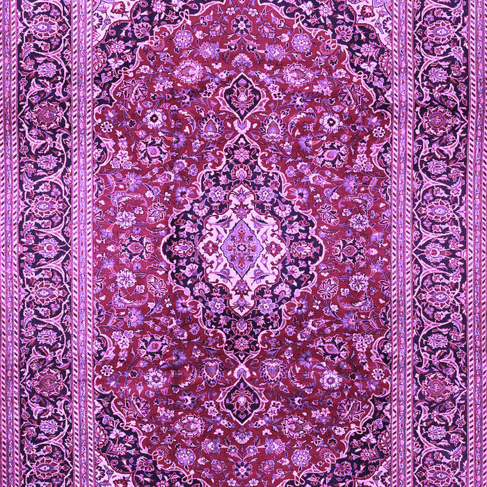 Medallion Purple Traditional Rug, tr2776pur