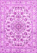 Machine Washable Persian Pink Traditional Rug, wshtr2777pnk