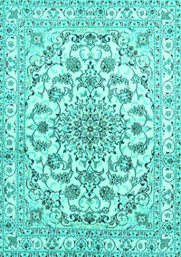 Persian Turquoise Traditional Rug, tr2777turq