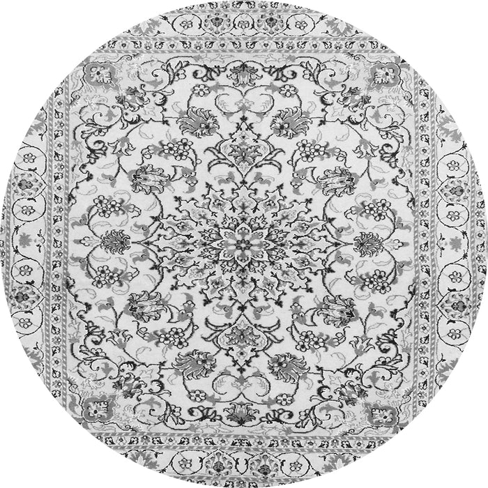 Square Persian Gray Traditional Rug, tr2777gry