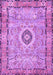 Machine Washable Persian Purple Traditional Area Rugs, wshtr2778pur