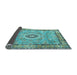 Sideview of Persian Light Blue Traditional Rug, tr2778lblu