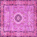 Square Persian Pink Traditional Rug, tr2778pnk