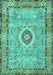 Persian Turquoise Traditional Rug, tr2778turq