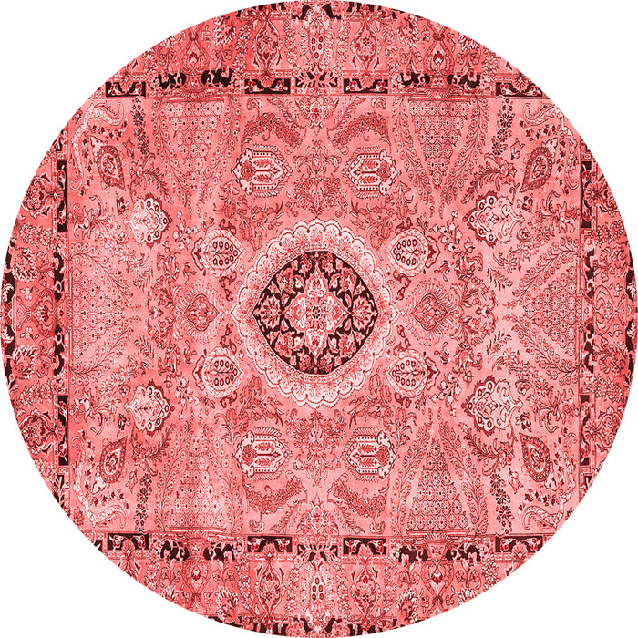 Machine Washable Persian Red Traditional Rug, wshtr2778red
