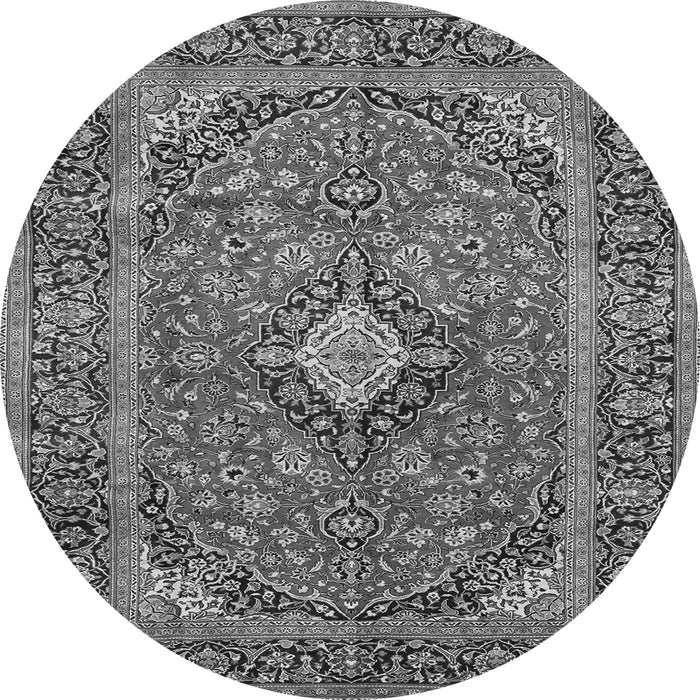 Machine Washable Persian Gray Traditional Rug, wshtr2779gry