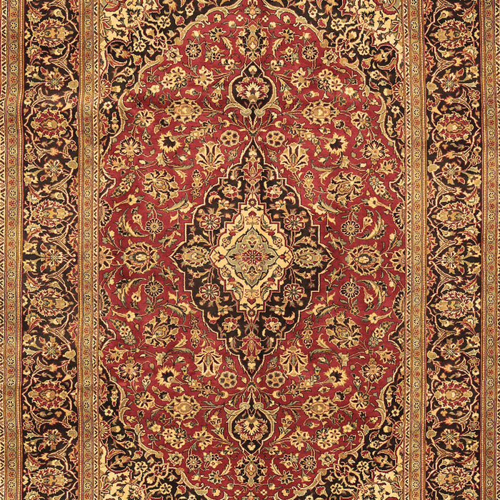 Machine Washable Persian Brown Traditional Rug, wshtr2779brn