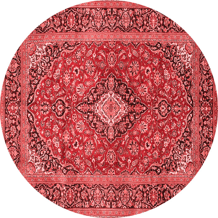 Machine Washable Persian Red Traditional Rug, wshtr2779red