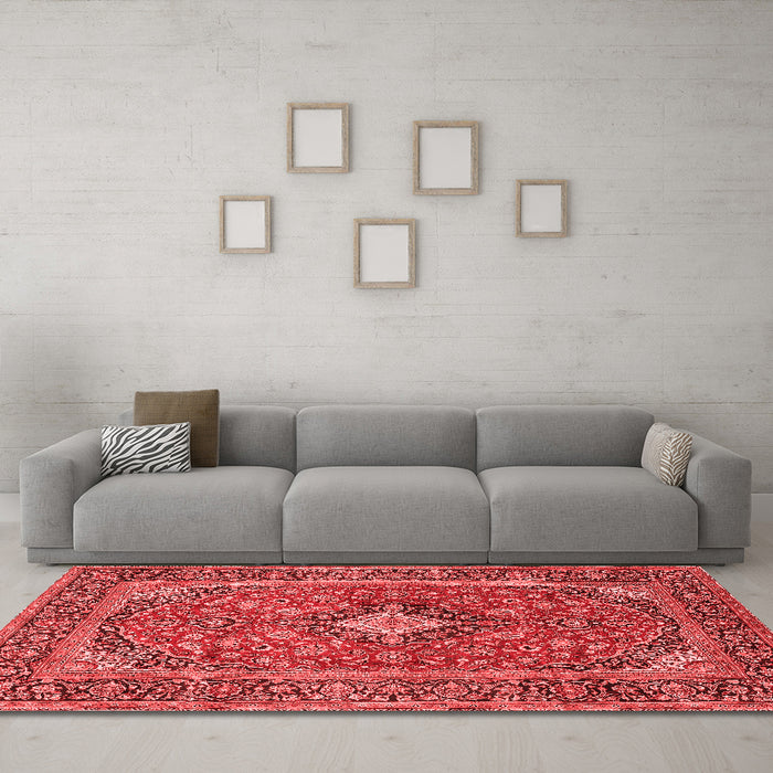 Traditional Red Washable Rugs