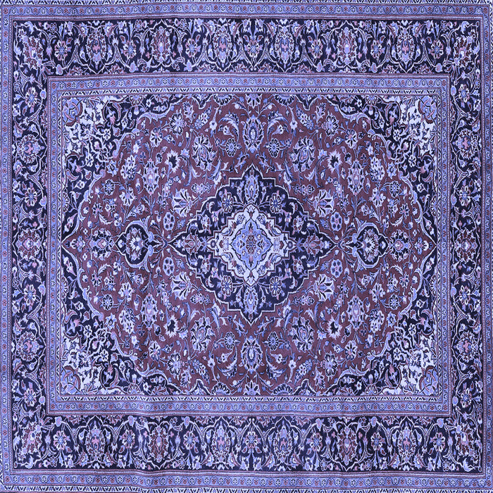 Square Persian Blue Traditional Rug, tr2779blu