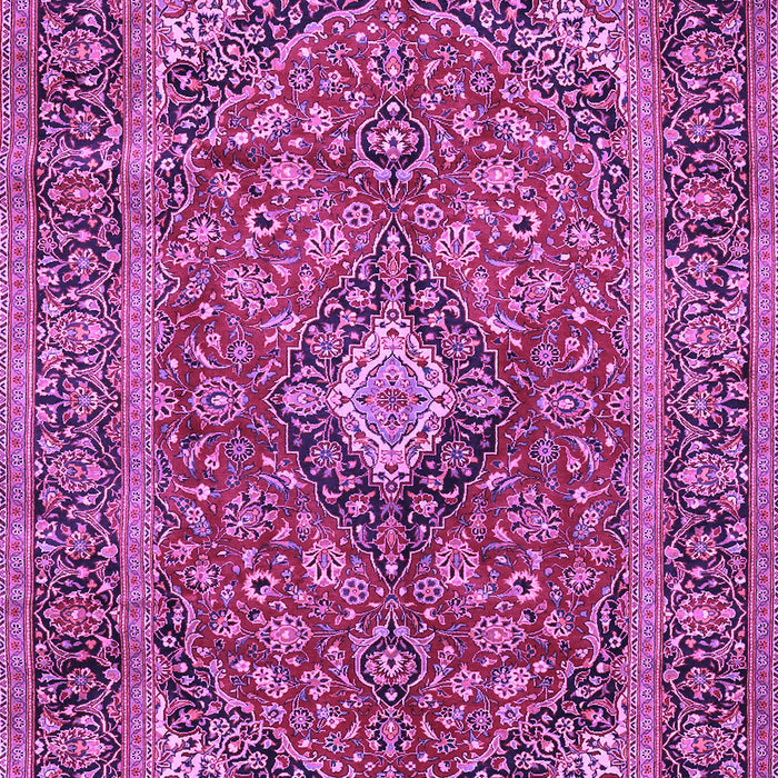 Machine Washable Persian Purple Traditional Area Rugs, wshtr2779pur