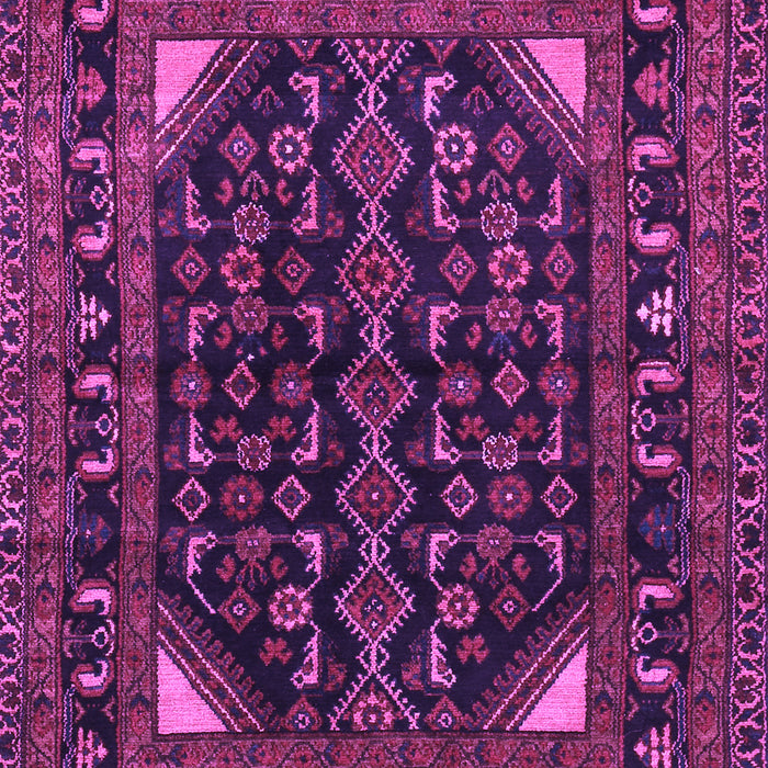 Machine Washable Persian Purple Traditional Area Rugs, wshtr277pur