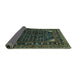 Sideview of Persian Turquoise Traditional Rug, tr277turq