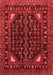 Persian Red Traditional Area Rugs