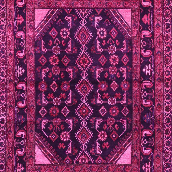 Machine Washable Persian Pink Traditional Rug, wshtr277pnk