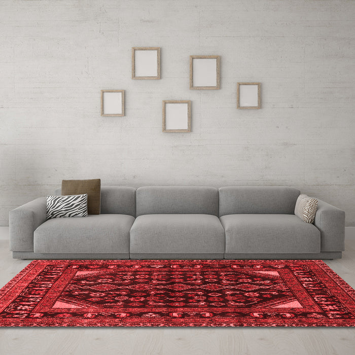 Traditional Red Washable Rugs