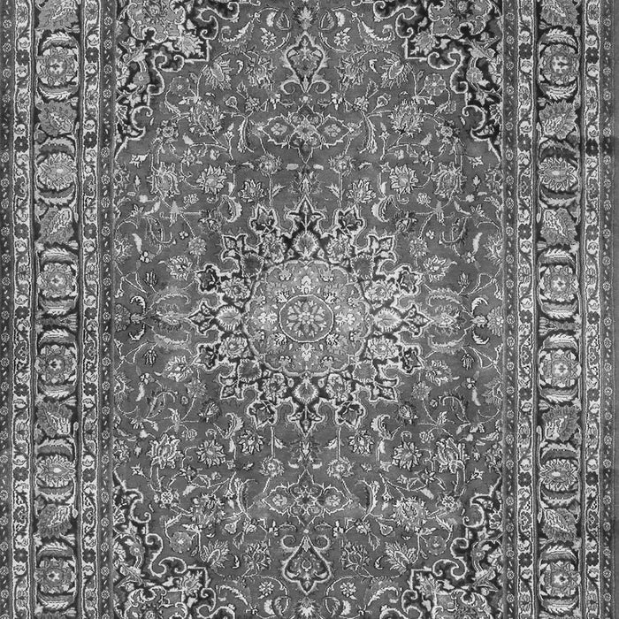 Serging Thickness of Machine Washable Persian Gray Traditional Rug, wshtr2780gry