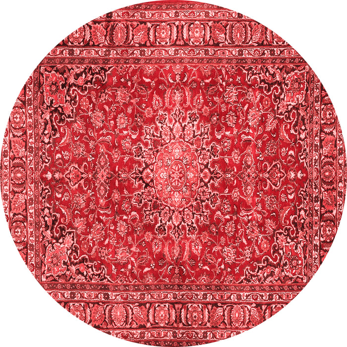 Machine Washable Persian Red Traditional Rug, wshtr2780red