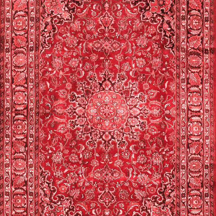 Machine Washable Persian Red Traditional Rug, wshtr2780red