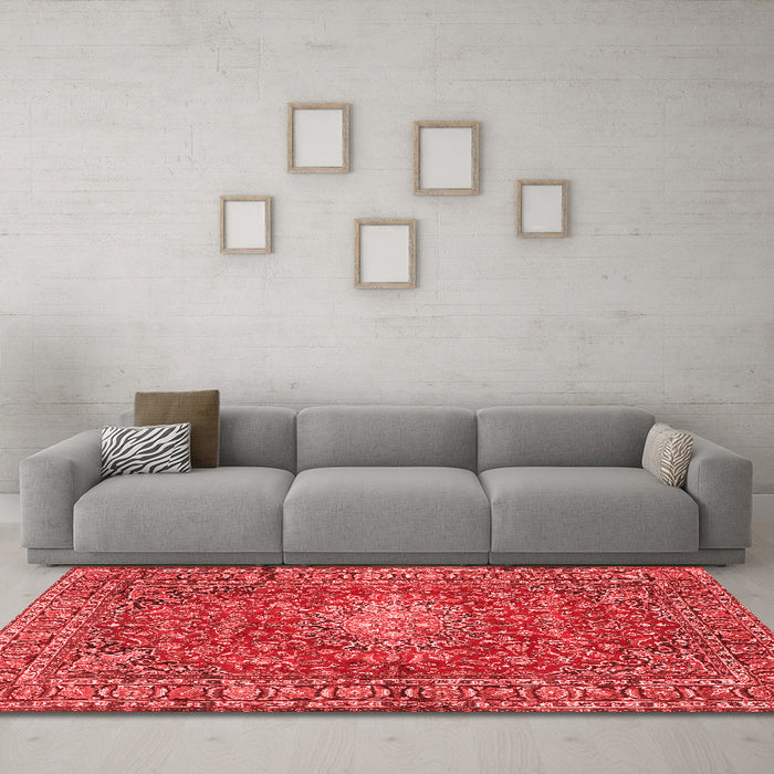 Traditional Red Washable Rugs