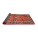 Sideview of Traditional Red Persian Rug, tr2781