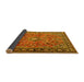 Sideview of Persian Yellow Traditional Rug, tr2781yw