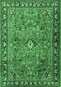 Persian Emerald Green Traditional Rug, tr2781emgrn