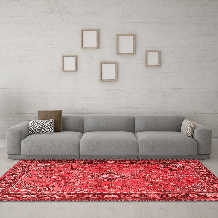 Traditional Red Washable Rugs