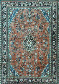 Persian Light Blue Traditional Rug, tr2781lblu