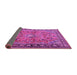 Sideview of Persian Purple Traditional Rug, tr2781pur