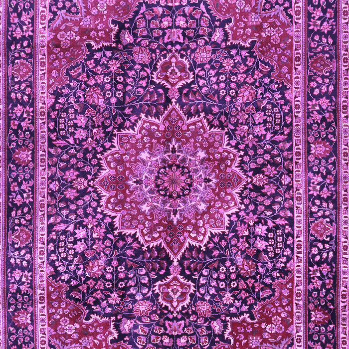 Medallion Purple Traditional Rug, tr2782pur