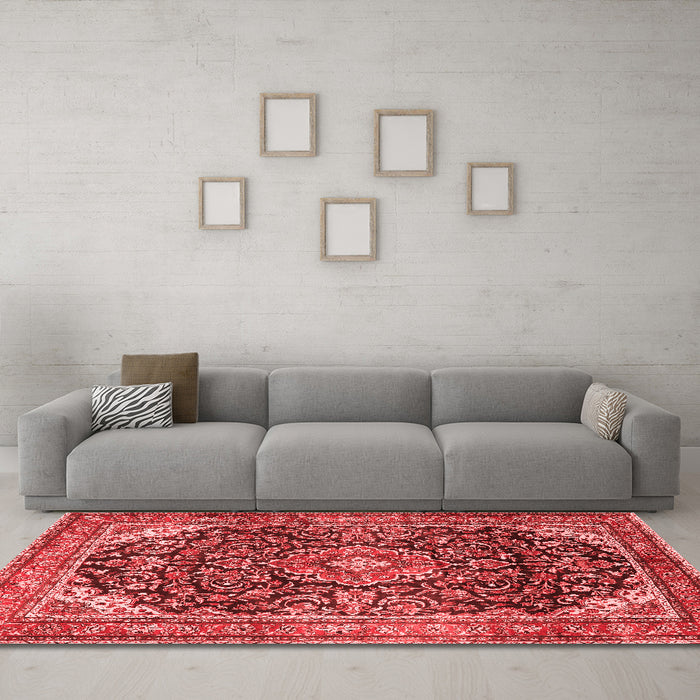 Traditional Red Washable Rugs