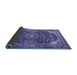 Sideview of Medallion Blue Traditional Rug, tr2783blu