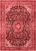 Medallion Red Traditional Area Rugs