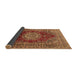 Sideview of Medallion Brown Traditional Rug, tr2784brn