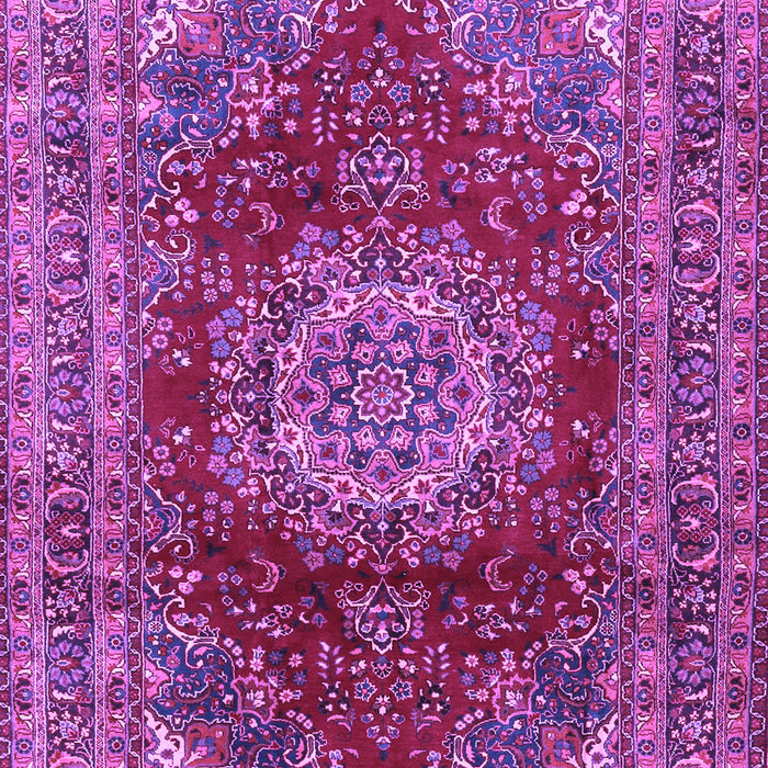 Medallion Purple Traditional Rug, tr2784pur