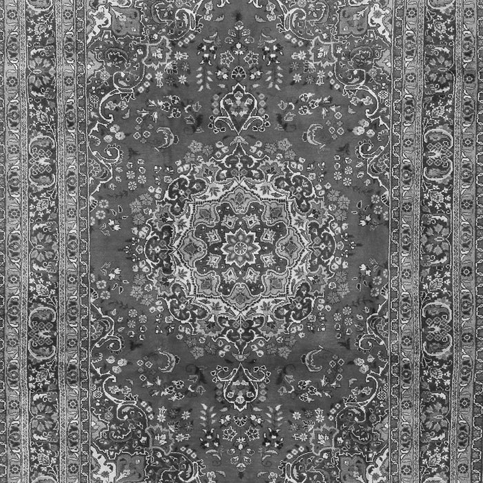 Medallion Gray Traditional Rug, tr2784gry