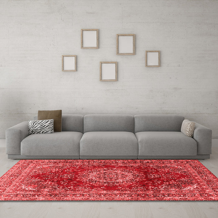 Traditional Red Washable Rugs