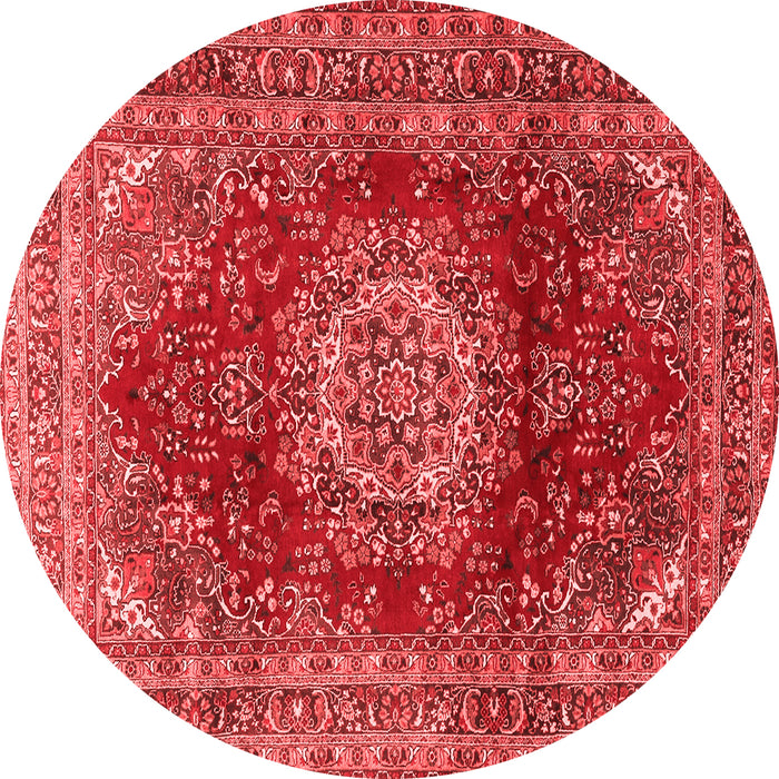 Medallion Red Traditional Rug, tr2784red