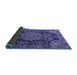 Sideview of Medallion Blue Traditional Rug, tr2785blu