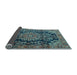 Sideview of Medallion Light Blue Traditional Rug, tr2785lblu