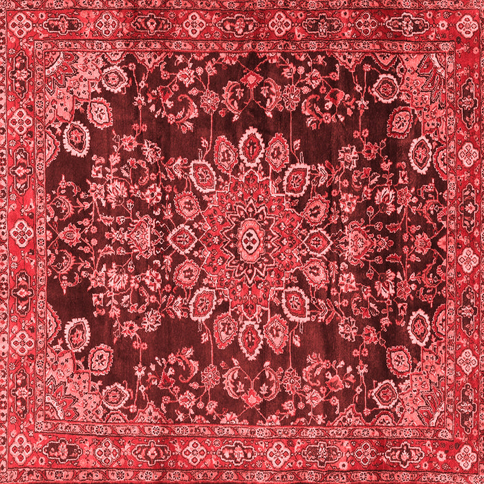 Medallion Red Traditional Rug, tr2785red