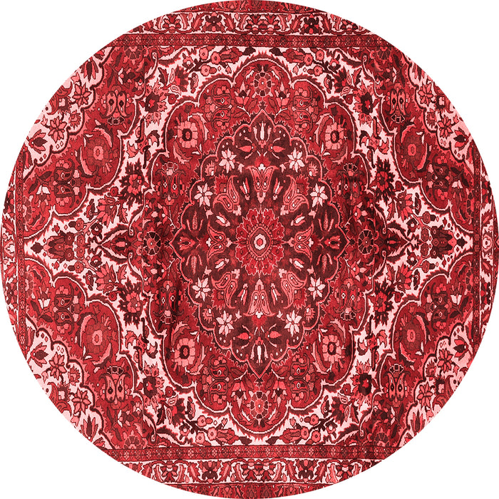 Machine Washable Persian Red Traditional Rug, wshtr2786red