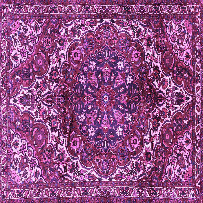 Square Persian Purple Traditional Rug, tr2786pur