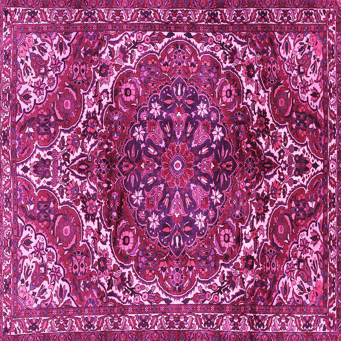 Square Persian Pink Traditional Rug, tr2786pnk
