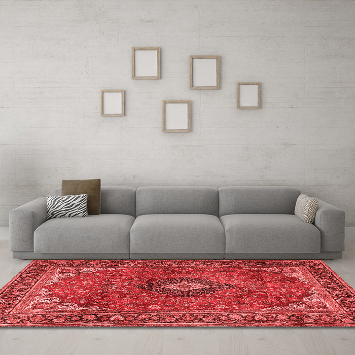 Traditional Red Washable Rugs