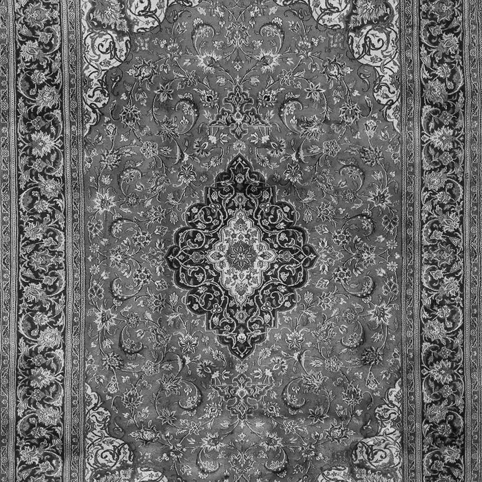 Medallion Gray Traditional Rug, tr2787gry