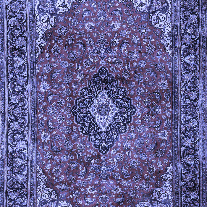 Medallion Blue Traditional Rug, tr2787blu