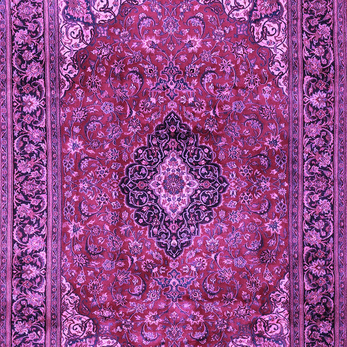 Medallion Purple Traditional Rug, tr2787pur