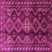 Square Persian Pink Traditional Rug, tr2788pnk